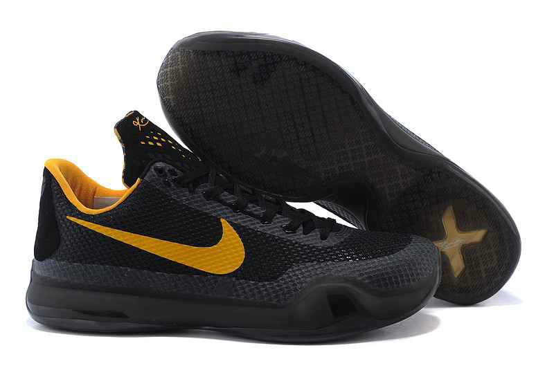 Nike Kobe X (10) Elite Black Gold